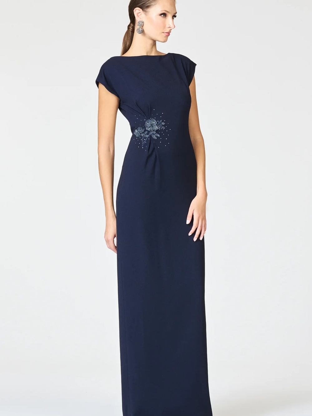 Sachin + Babi EMBELLISHED KELLY GOWN - MIDNIGHT NWT